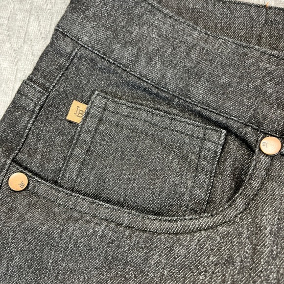 New Judy Blue Dress Jeans Women XL/33X29 1/2 Gray High Rise tapered Leg - Picture 11 of 13